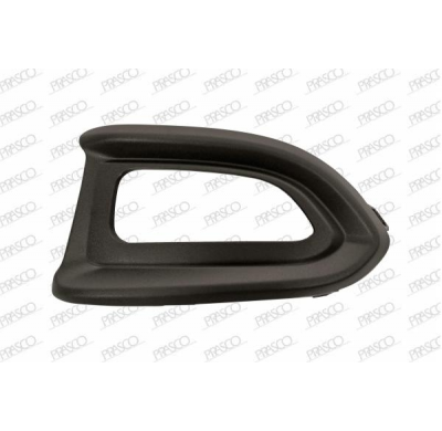 Rejilla Izquierda Paragolpes-Granulada-Negra Con Agujero Antiniebla