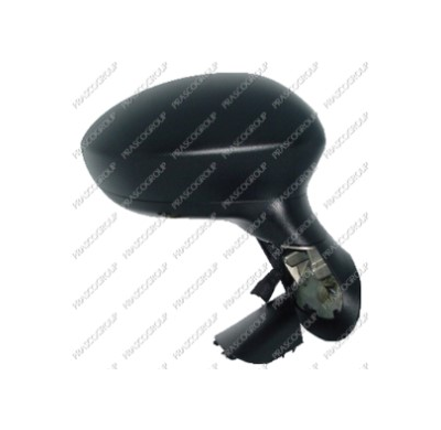 Espejo Derecho-Mecanico-Negro-Convexo/Cromado