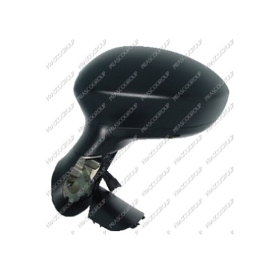 Espejo Izquierdo-Mecanico-Negro-Convexo/Cromado