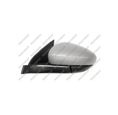 Retrovisor Izquierdo-Electrico-Imprimado-Convexo/Cromado