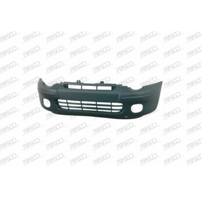 Paragolpes Delantero Gris Con Agujeros Antiniebla