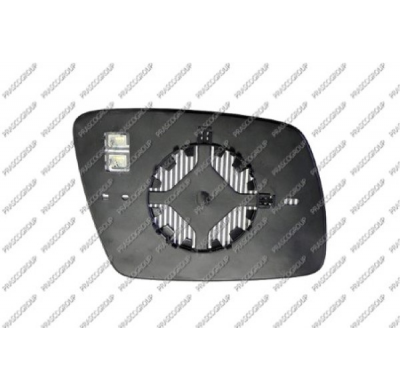 Cristal+soporte Izquierdo-Convexo-Termico-Cromado