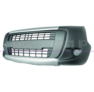 PARAGOLPES DELANTERO NEGRO CON BANDA SUPERIOR Y BANDA INFERIOR SILVER MOD. ADVENTURE