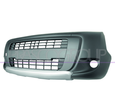 PARAGOLPES DELANTERO IMPRIMADO CON AGUJEROS ANTINIEBLA CON BANDA SUPERIOR-IMPRIMADA Y BANDA INFERIOR SILVER MOD. ADVENTURE