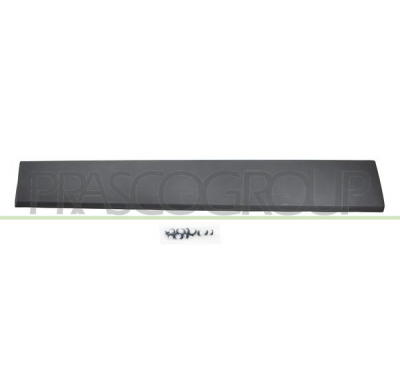 MOLDURA LATERAL INFERIOR CON CLIPS-NEGRA/GRANULADA-PUERTA TRASERA DERECHA