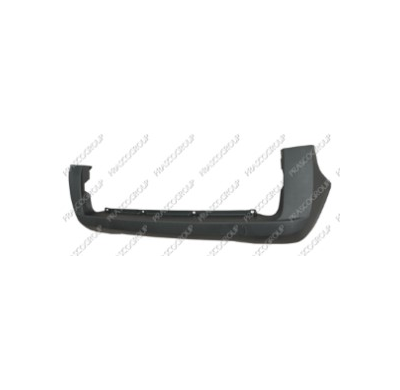 Paragolpes Trasero-Negro Granulado-Porton Abatible - Mod. Cargo-Kombi Citroen Nemo 2008->