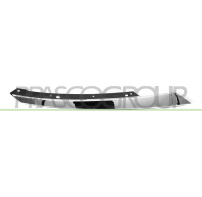 MOLDURA SUPERIOR DERECHA PARAGOLPES DELANTERO-CROMADA
