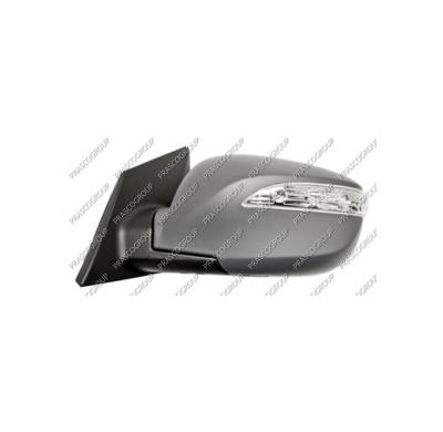 Retrovisor Izquierdo-Electrico-Termico-Imprimado-Con Piloto-Abatible Electricamente-Convexo/Cromado-8h8p