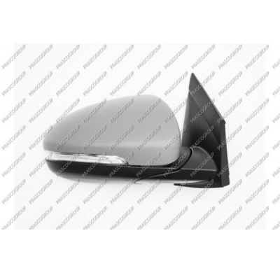 Retrovisor Dcho.Electrico Termico-Imprimado Con Piloto-Abatible Electricamente-Convexo/Cromado