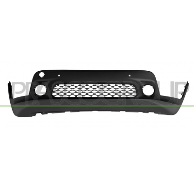 PARAGOLPES DELANTERO-INFERIOR-NEGRO/GRANULADO-CON AGUJEROS SENSORES+SOPORTES Y ASISTENTE DE APARCAMIENTO