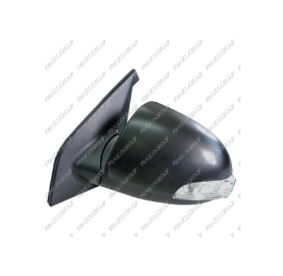 Espejo Izquierdo-Electrico-Negro-Con Piloto-Convexo/Cromado Kia Picanto 2007->