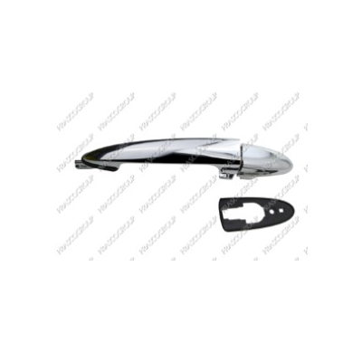 Maneta Exterior Delantera Derecha Cromada Lancia Y 2006->