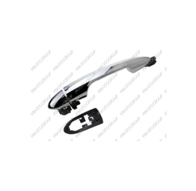 Maneta Exterior Delantera Derecha Cromada Brillante - Sin Agujero Llave Alfa Romeo Mito 2009->