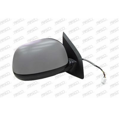 Retrovisor Dch Electrico Calefactado Para Pintar Abatible Electricamente Convexo /Cromado