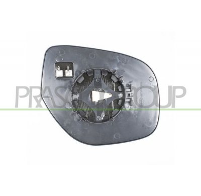 CRISTAL+SOPORTE IZQUIERDO-CONVEXO-TERMICO-CROMADO