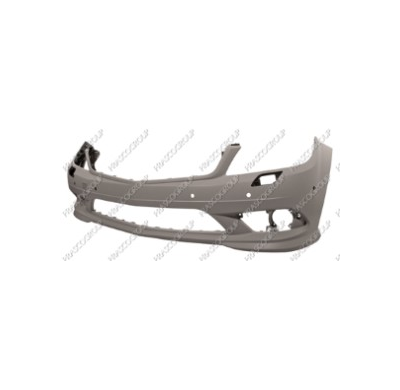 Paragolpes Delantero-Imprimado Con Agujeros Para Sensor Aparcamiento + Soportes - Con Agujeros Lavafaros - Con Asistente De Apar