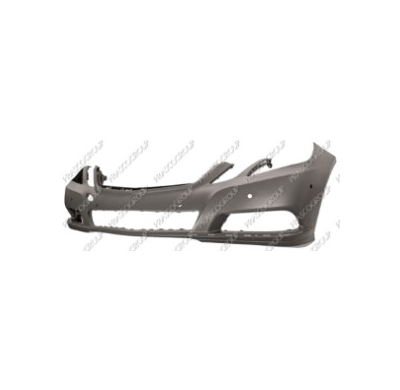 Paragolpes Delantero  Imprimado Con Agujeros Sensor De Aparcamiento + Soportes Con Tapagancho Modelo  Elegance Mercedes Clase E