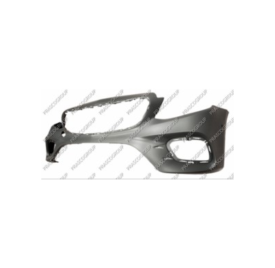 Paragolpes Delantero-Imprimado-Con Agujeros Sensores Aparcamiento Asistente De Aparcamiento+soportes Mod. Amg