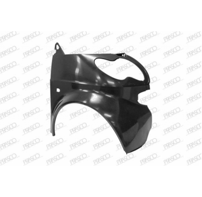 Aleta Delantera Derecha Plastico-Con Agujero Piloto-Negro-Liso a Imprimar Mod. Cabrio Mod. 03/00 - 02/07