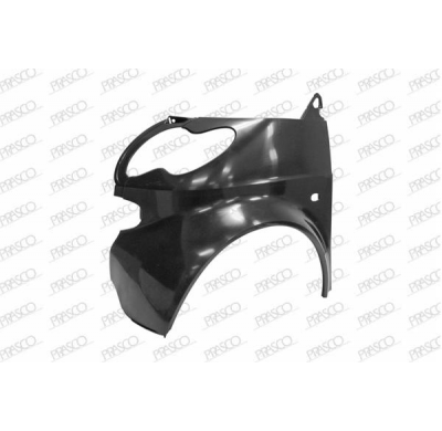 Aleta Delantera Izquierda Plastico-Con Agujero Piloto-Negro-Liso a Imprimar Mod. Cabrio Mod. 03/00 - 02/07