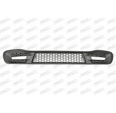 Rejilla Central Paragolpes-Negra Granulada Con Agujeros Luz Diurna