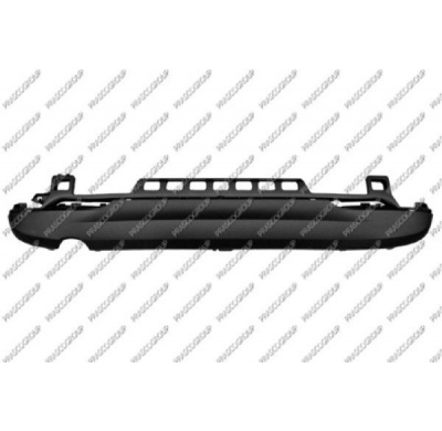 Spoiler Paragolpes Trasero-Negro/Granulado Con Escape Izquierdo