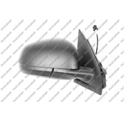 Retrovisor Derecho Electrico-Negro-Termico-Con Sonda-Convexo/Cromado