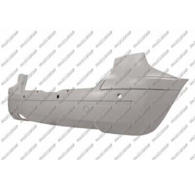 Paragolpes Trasero-Imprimado Con Agujeros Sensores+soportes-Con Tapagancho  Mod. Classic