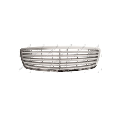 Rejilla Completa Cromada-Interna Plata  Mercedes Clase S - W220 2002->