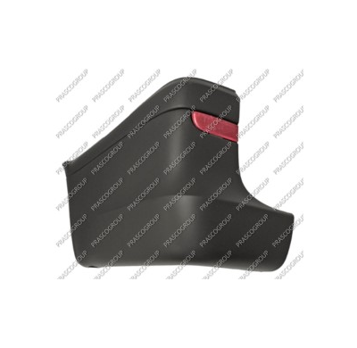 Punta Izquierda Paragolpes Trasero-Gris Claro Granulada-Con Catadioptrico Mercedes Vito 2010->