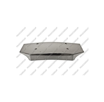 Portamatricula Delantero Negro Brillante