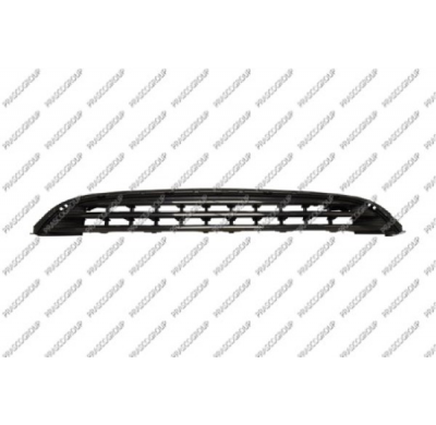 Rejilla Negra Con Moldura Negra Brillante