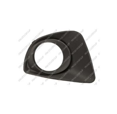 Rejilla Derecha Parachoques-Granulada-Negra Con Agujeros Antiniebla