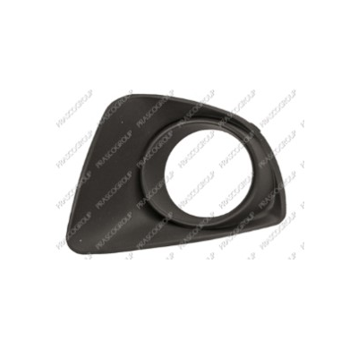 Rejilla Izquierda Parachoques-Granulada-Negra Con Agujero Antiniebla