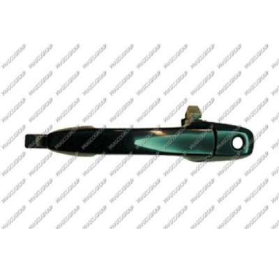 MANETA EXTERIOR DELANTERA IZQUIERDA NEGRA/LISA-SIN LLAVE