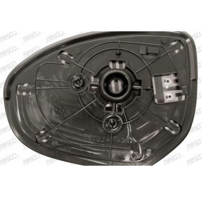 Cristal + Soporte Dch Convexo Calefactado Cromado