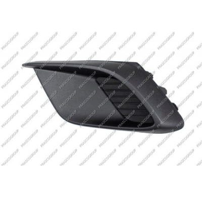 Rejilla Izquierda Paragolpes-Negra Sin Agujeros Antiniebla