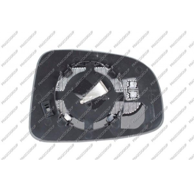 Cristal+soporte Derecho-Convexo-Calefactado-Cromado