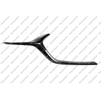 Moldura Rejilla Inferior Derecha Negra/Brillante