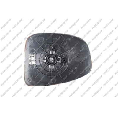 Cristal+soporte Derecho-Asferico-Calefactado-Cromado