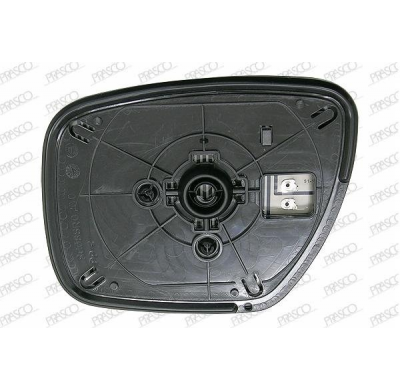 Cristal + Soporte Dch Convexo Calefactado Cromado