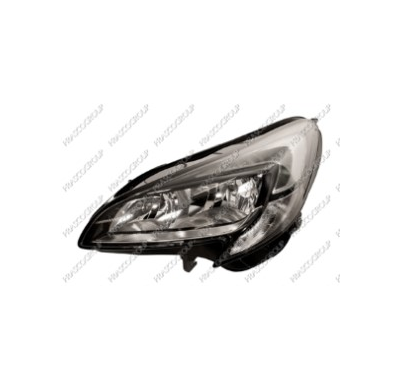 Optica Izquierda H7+h7 Electrica-Con Motor - Led Opel Corsa 2015->
