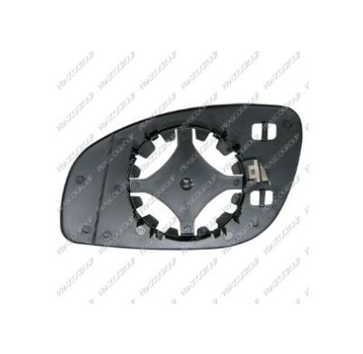 Cristal + Soporte Dch Convexo Cromado  Vectra 02>