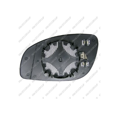 Cristal + Soporte Dch Convexo Cromado  Calefactado Vectra 02>