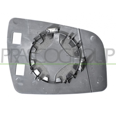 CRISTAL+SOPORTE IZQUIERDO-ASFERICO-CROMADO