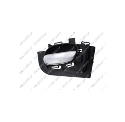 Manecilla Interior Delantera/Trasera Derecha-Con Palanca Plata-Escudo Negro Peugeot 206 1998->