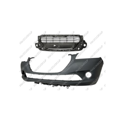 Paragolpes Delantero Imprimado Con Rejilla Negra 301 01/12 Peugeot 301 2012->