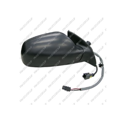 Espejo Derecho Electrico-Negro-Termico-Con Sensor De Temperatura-Convexo/Cromado