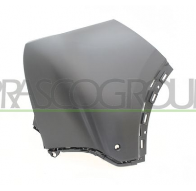 PUNTA DERECHAPARAGOLPES DELANTERO IMPRIMADO CON AGUJEROS ASISTENTE DE APARCAMIENTO + SOPORTES