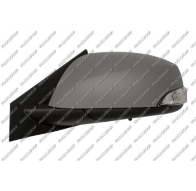 Retrovisor Izquierdo-Electrico-Termico-Imprimado-Con Sonda-Con Piloto-Asferico/Azul